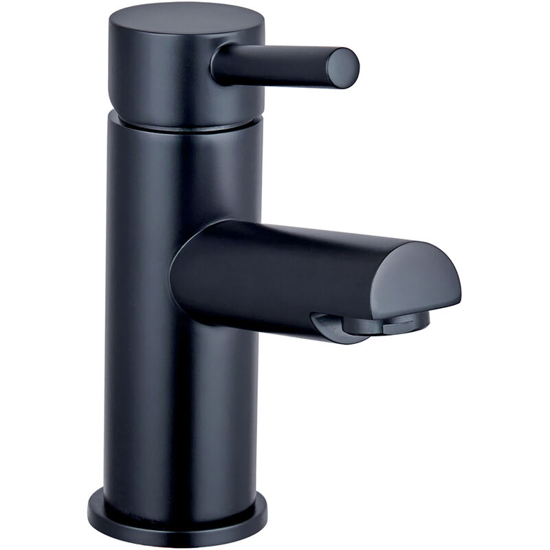 Luxury Modern Mini Mono Basin Mixer - Black