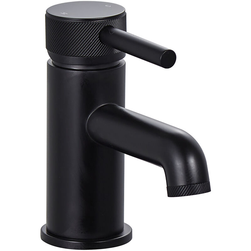 Luxury Modern Mono Basin Mixer - Black