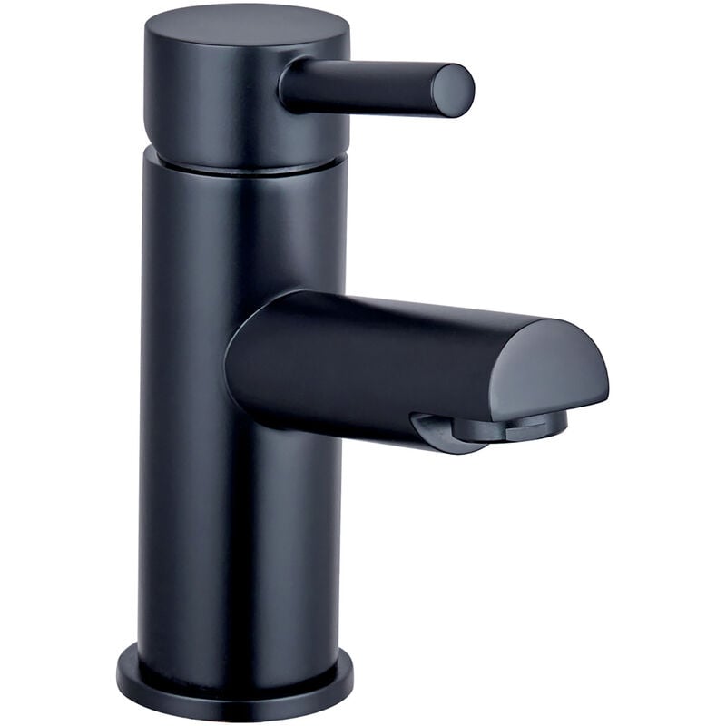 Luxury Modern Standard Mono Basin Mixer - Black