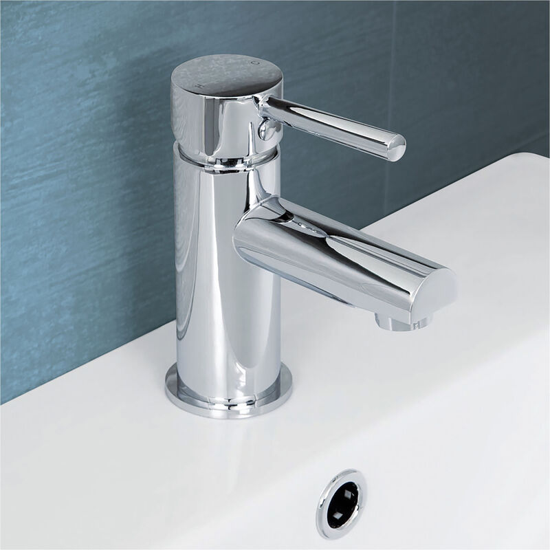 Luxury Modern Standard Mono Basin Mixer - Chrome