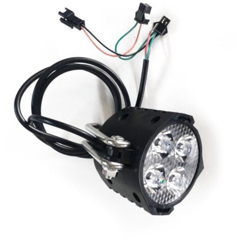 Luz 4 leds patinete eléctrico AGE con soporte y cable
