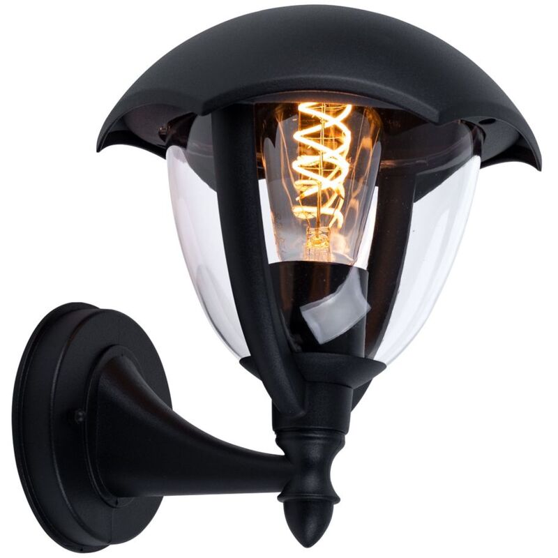 

Lámpara de pared de jardín de fachada ALU con control remoto de luz para exteriores regulable en un juego que incluye bombillas LED RGB