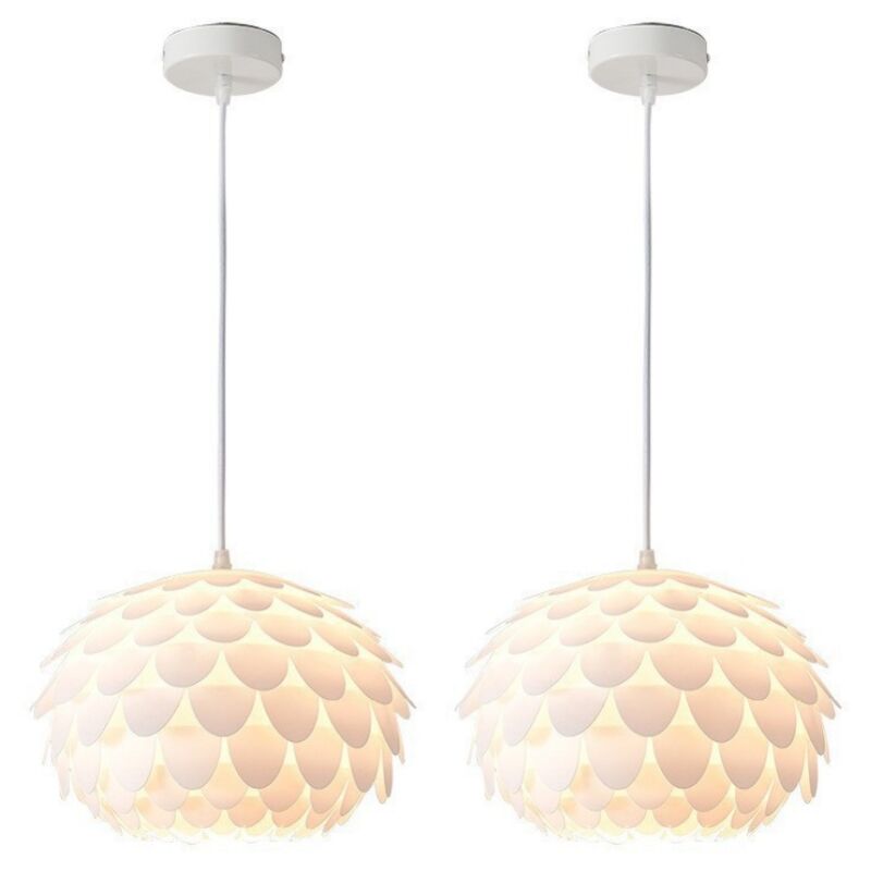 

Wottes - Luz colgante creativa malla metálica, E27 dormitorio vintage sala de estar lámpara industrial simple Negro - Negro