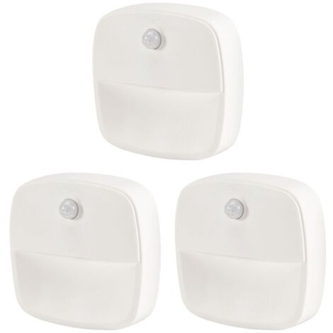 Luz con sensor de movimiento para interiores, luz nocturna LED a pilas, luz automática para escaleras, pasillos y señalización.
