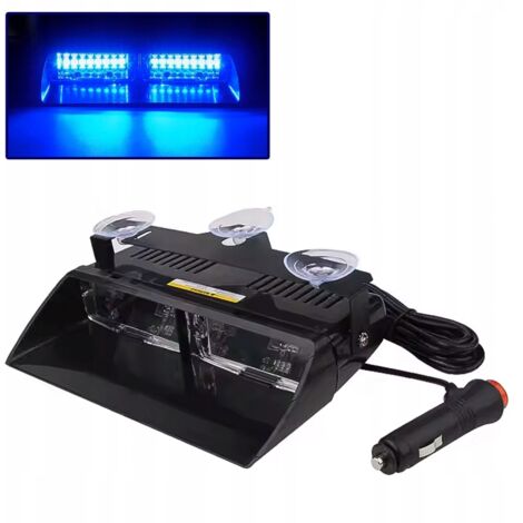 LUZ DE ADVERTENCIA LED AZUL DESTELLO DETRÁS DEL INTERRUPTOR DE LA VENTANA 18 PROGRAMAS