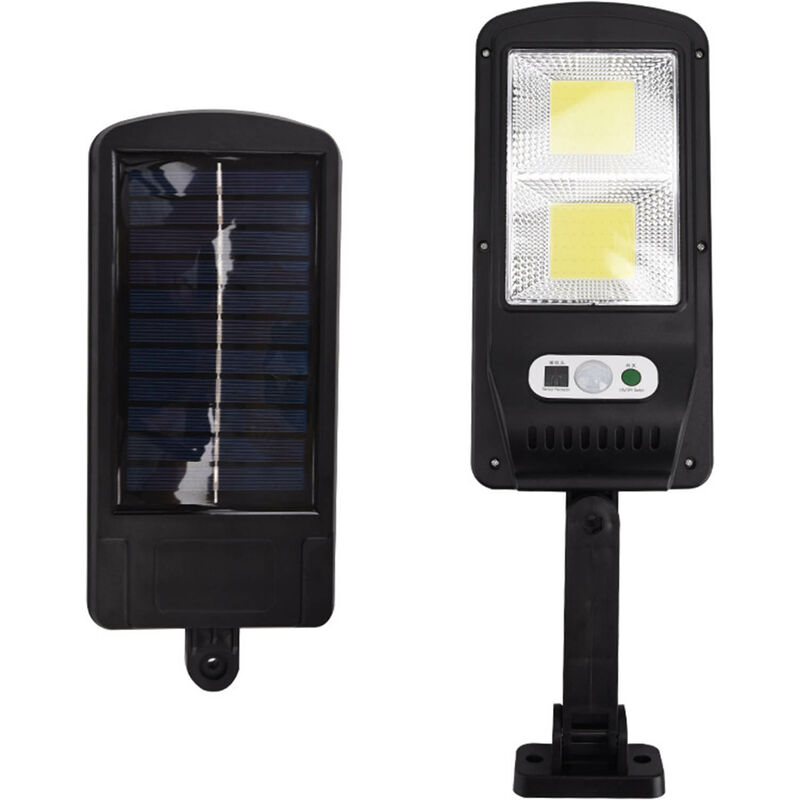 

Luz de calle solar sensor luz de pared LED de jardin inteligente con iluminacion de control remoto COB luz fuerte luz de calle pequena Farola grande