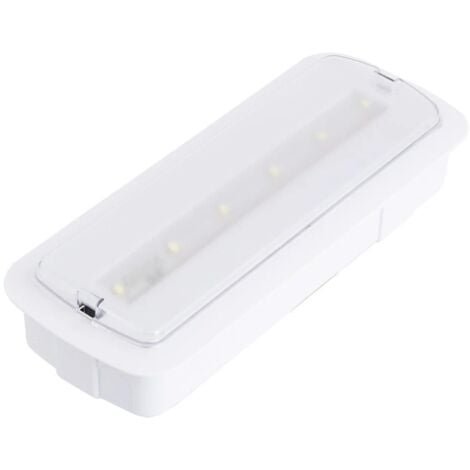 ILUMSTORE Luz de Emergencia Led 3W + Kit Empotrar