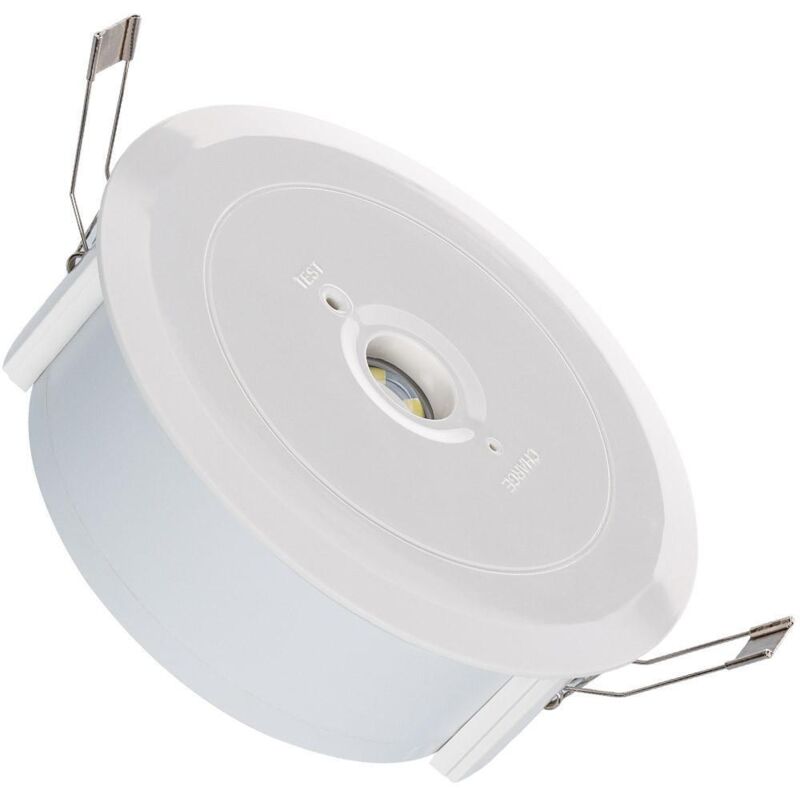 

Luz de Emergencia LED Empotrable 2.5W Blanco - Blanco