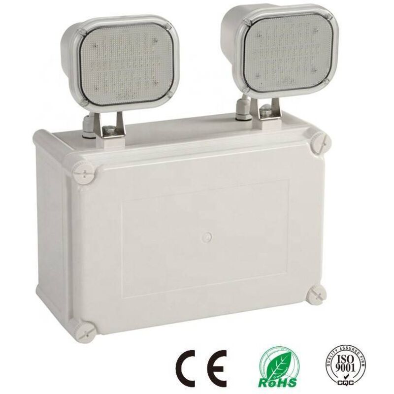 

Luz de Emergencia LED Industrial Doble 2x6W IP65