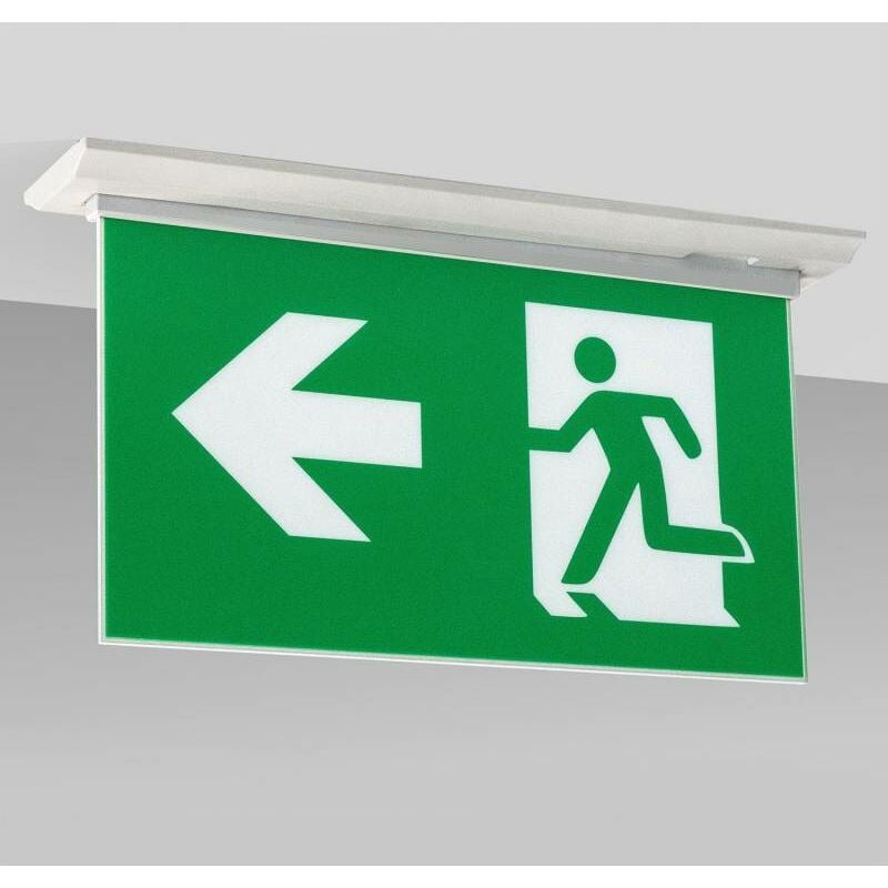 Ledbox - sign Luminaire de secours encastré à led SL1, blanc froid