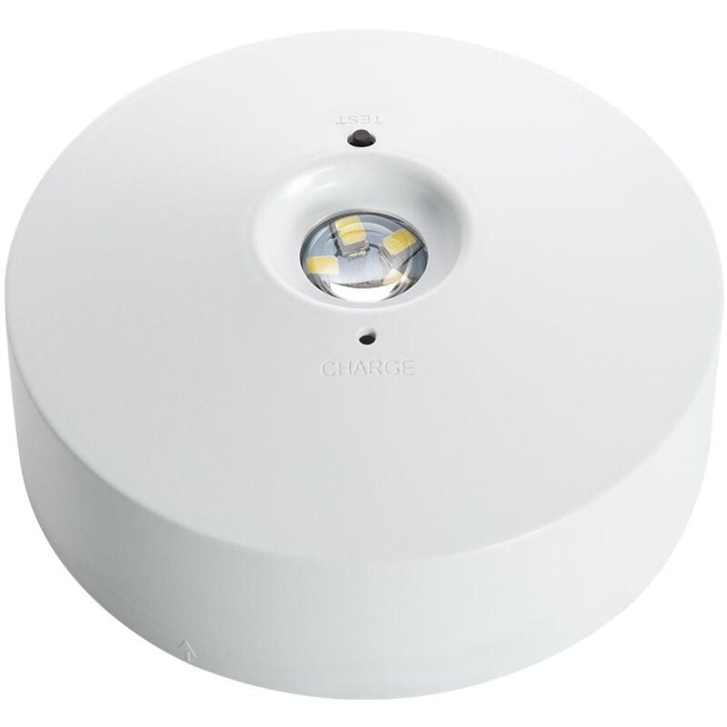 

Luz de Emergencia LED Superficie 2.5W Blanco - Blanco