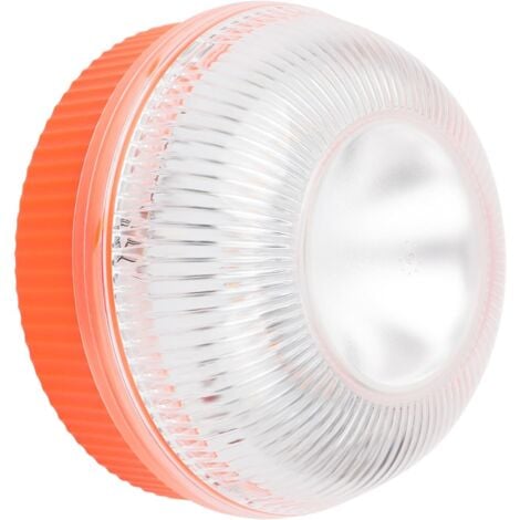 JALLERIA luz de emergencia V16 homologada para señalización vial de coches y motos. Intermitente amarillo y blanco con base magnética.