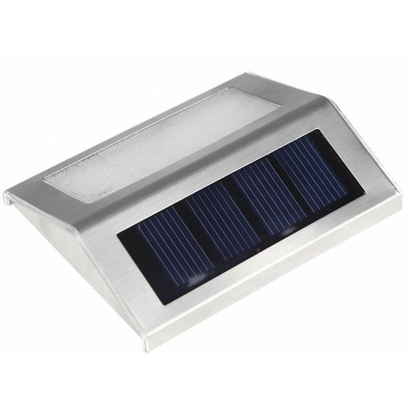 

Luz de energia solar, con 2 LED, Panel solar policristalino Recargable Resistente al agua