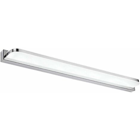 Luz de espejo LED 12W lámpara de pared de baño blanco neutro 4000K lámpara de luz de baño interior moderna iluminación de baño 1000LM 50CM no regulable IP44