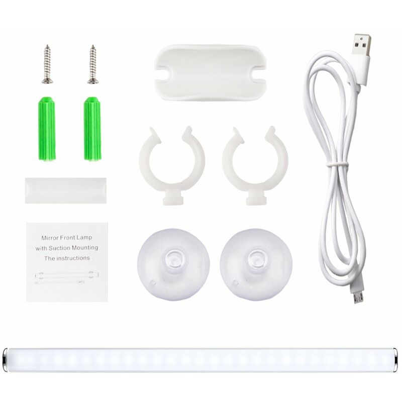 

Luz de espejo LED portatil, luces de tocador