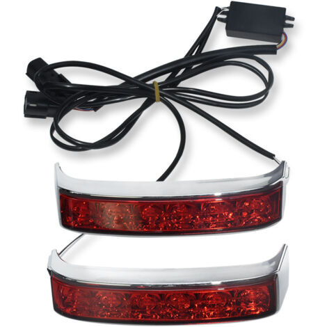 Luz de freno de motocicleta, luz trasera, alforja de motocicleta, luces de freno e intermitentes, equipaje de carreras, luz de freno trasera para luz de freno trasera