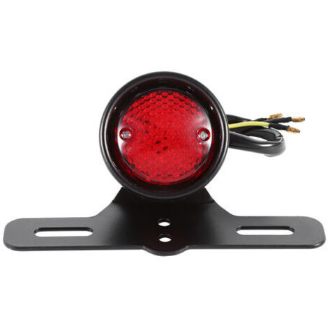 Luz de freno/luz de parada trasera LED roja retro para motocicleta Honda/Yamaha