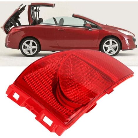 FLITI Luz de freno trasera de repuesto para Peugeot 308 CC (volante a la derecha, 2009-2011, izquierda, 6350GJ, 6350GH)