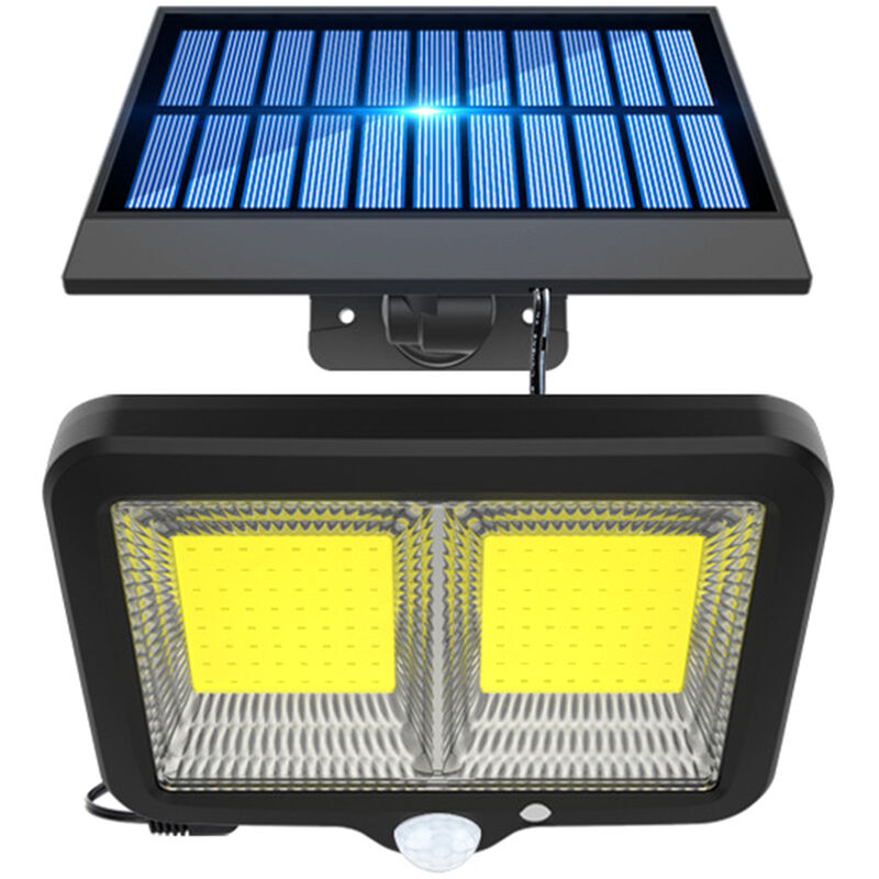 

Luz de inundacion COB de energia solar, lampara puntual,Resistencia al agua IP65,Blanco, 128 piezas, sin controlador