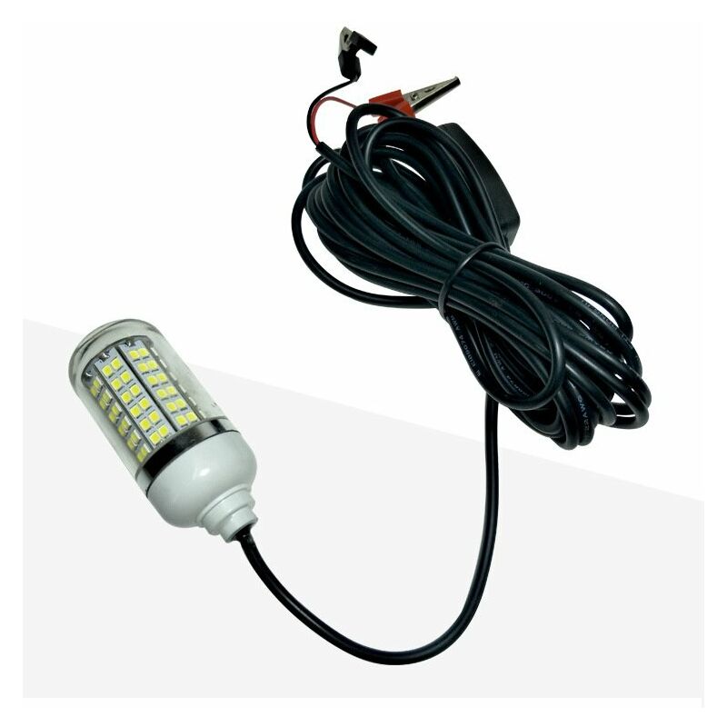 

Luz de inundacion LED luz de senuelo de pesca impermeable luz de pesca en balsa AC / DC12V / 24V luz de red de inmersion luz de pesca 108 cuentas,azul