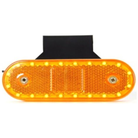 Luz de marcador colgante FR0293S con 20 LED 12-24V 115mm, color amarillo.