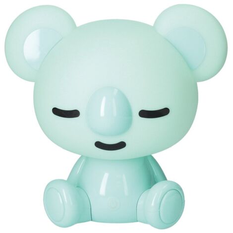 Luz de noche infantil LED Koala 5W RGB + luz día con altavoz y batería Azul