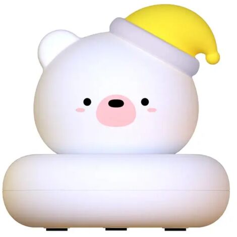 Luz de noche para niños, oso, conejo, bebé, linda luz de noche para el hogar, guardería, lámpara LED de dibujos animados USB, regalo de Navidad, oso