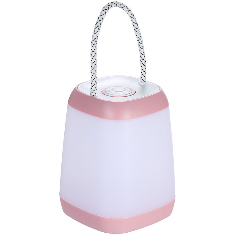 

Luz de noche portatil, lampara de noche,Rosa, bateria externa