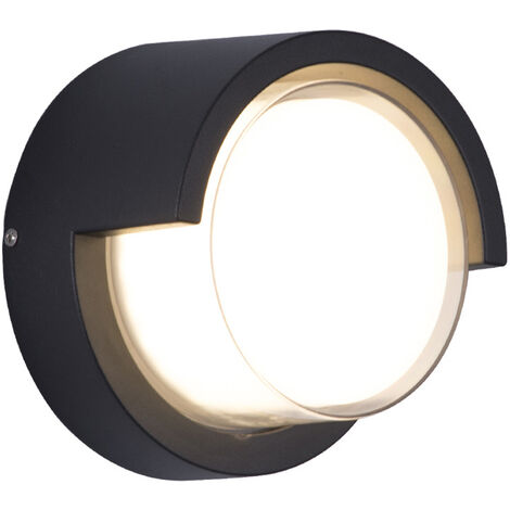 Luz de pared de madera para niños, lámpara de pared de madera para interiores LED redonda de 12 W para dormitorio, sala de estar, pasillo, bebé, niña, niño, lámpara de pared de noche blanca cálida, lu