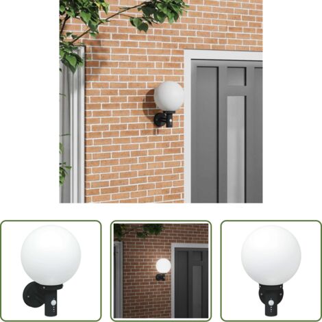 Luz de pared -  Luz de pared exterior Negro 28 x 25 x 38 cm