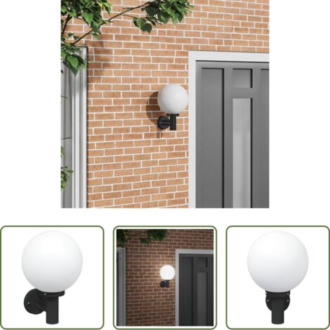 Luz de pared -  Luz de pared exterior Negro 28 x 25 x 38 cm