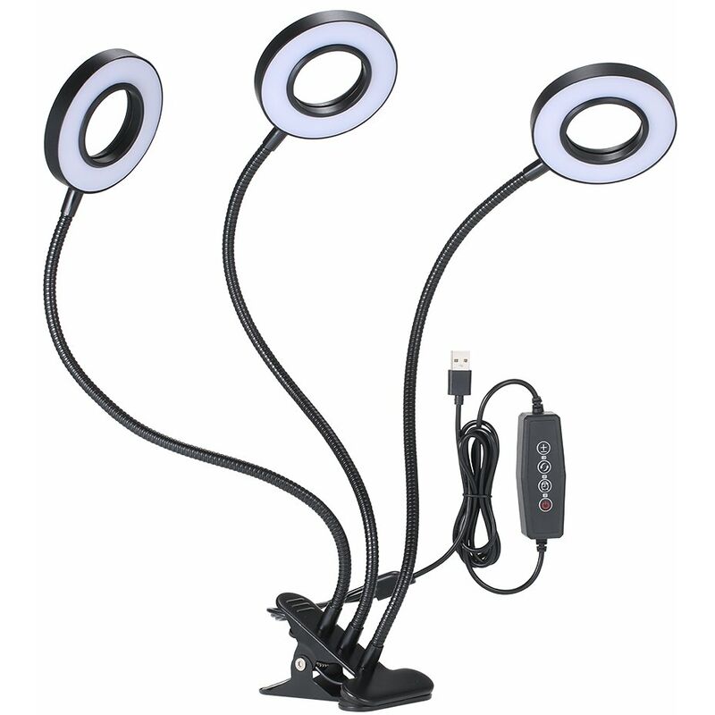 

Luz de planta de sincronizacion de tres cabezales DC5V 27W 54LED
