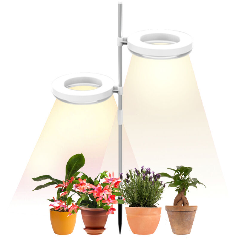 

Luz de planta pequena para interiores Luz de planta LED de espectro completo Luz de planta pequena de escritorio Luz de planta ajustable en altura