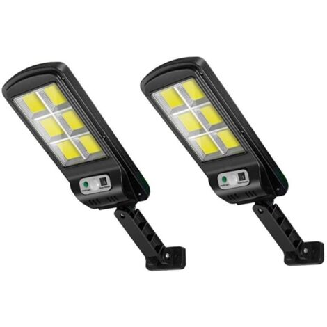 Luz de seguridad solar con sensor de movimiento y 3 modos de iluminación (paquete de 2)