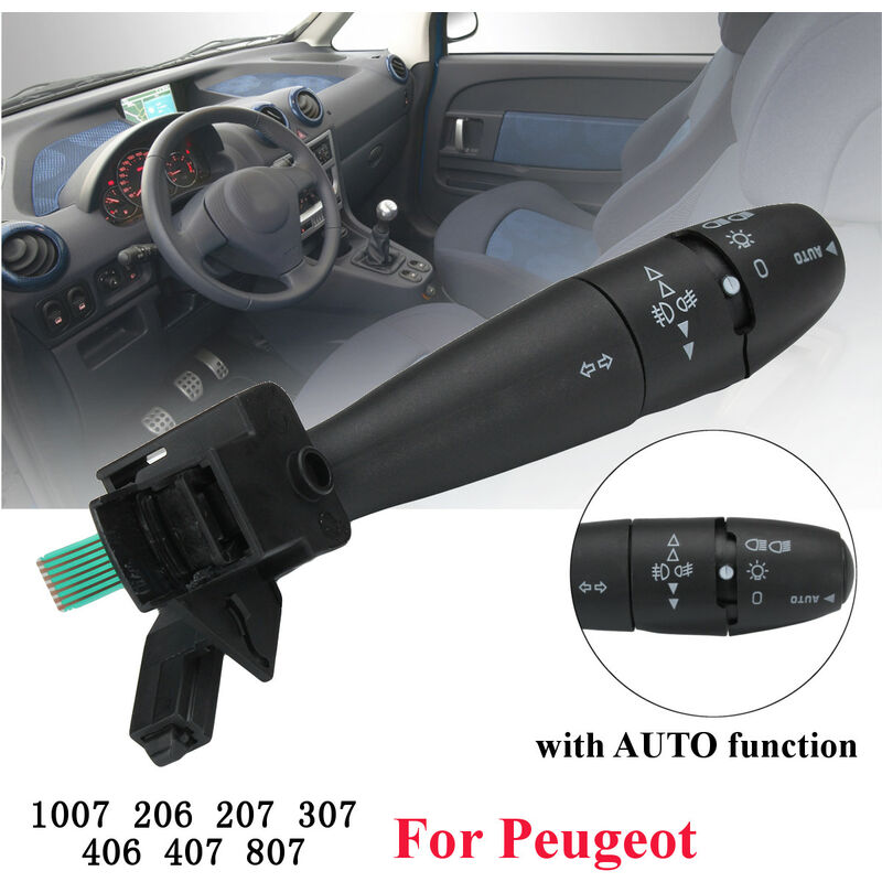 

Luz de señal de giro Interruptor indicador de luz antiniebla automática para Peugeot 307406407 Reino Unido