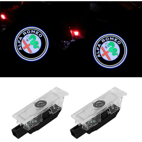 Luz de señalización para puerta de coche Alfa Romeo Stelvio, Giulia '17. Luz de proyección LED de bienvenida, 2 piezas