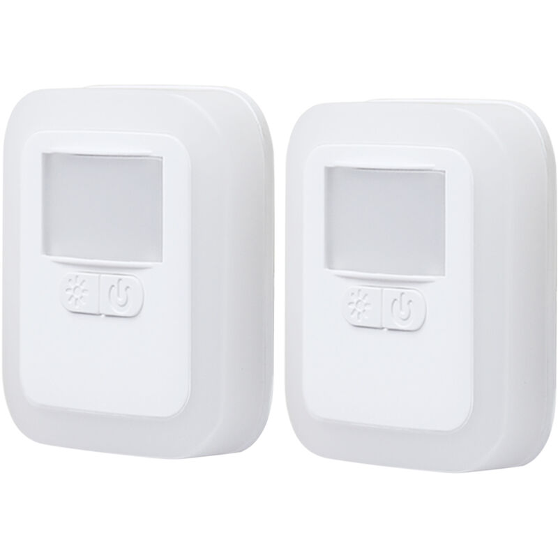 

Luz de sensor LED GD-8602, lampara de noche de pared con movimiento enchufable,Blanco, enchufe de la UE