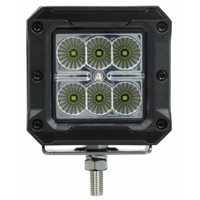 

Luz de trabajo 6 LED 10-30V 18 W 1620 LM con tiras de color intercambiables