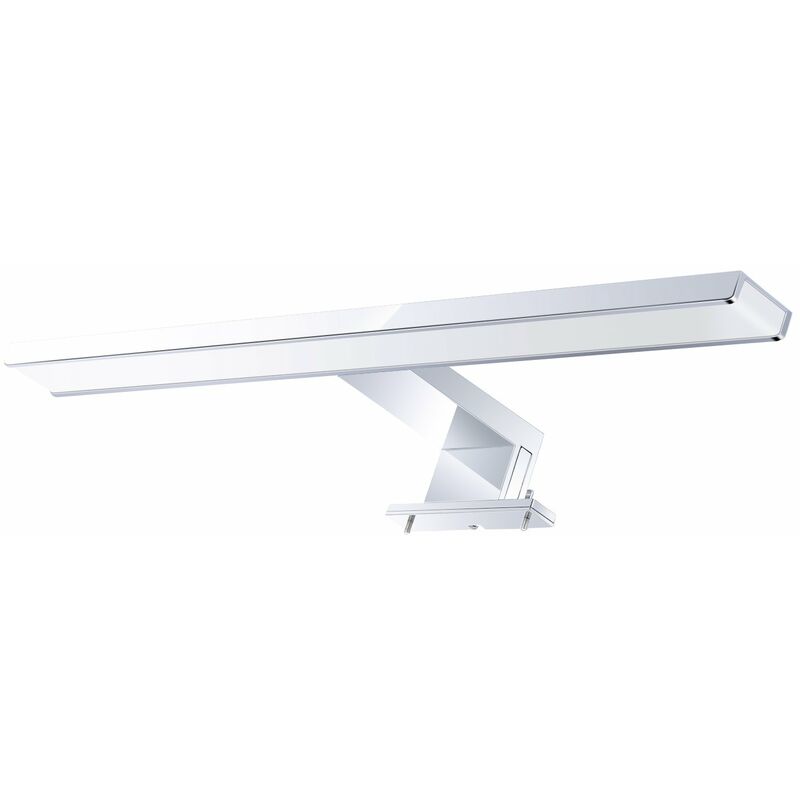 

Luz delantera con espejo LED AC110-240V, lampara de espejo LED de bano moderno impermeable de aluminio cromado de 10W