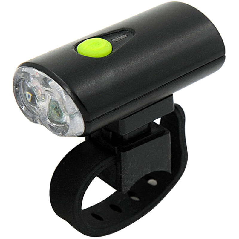 

Luz delantera para bicicleta, linterna LED recargable por USB para ciclismo con 3 modos de iluminacion para montar en bicicleta,Negro