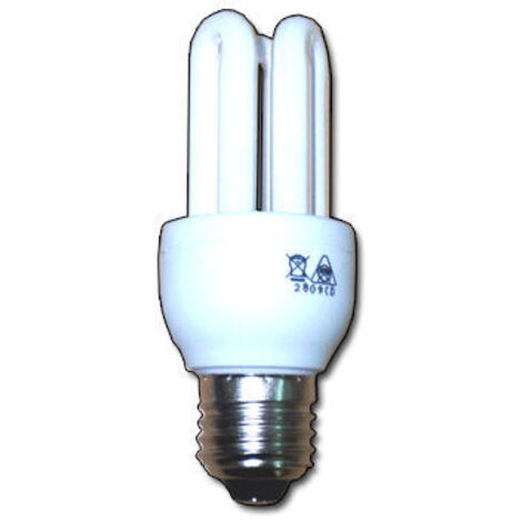 luz dlu lampara electron.3u-t3 230v e27 corta  14w fria fls39042
