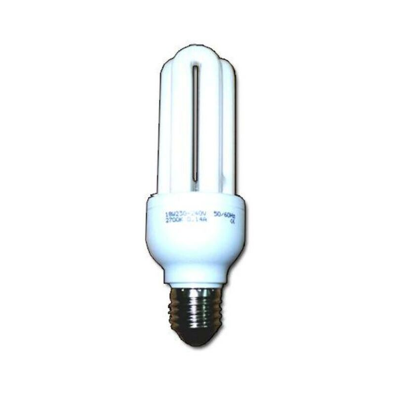 

luz dlu lampara electron.3u-t4 230v e27 larga 18w fria fls4c042 - Mibricotienda