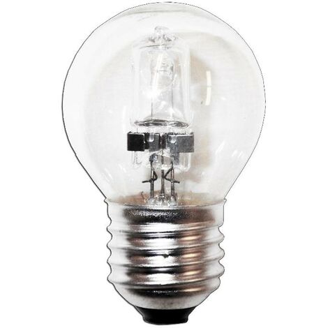 luz dlu lampara halog.esferica clara eco30 230v-42w e14 fle3u020