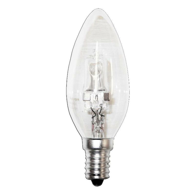 

MIBRICOTIENDA luz dlu lampara halog.vela clara eco30 230v-42w e14 fle6u020