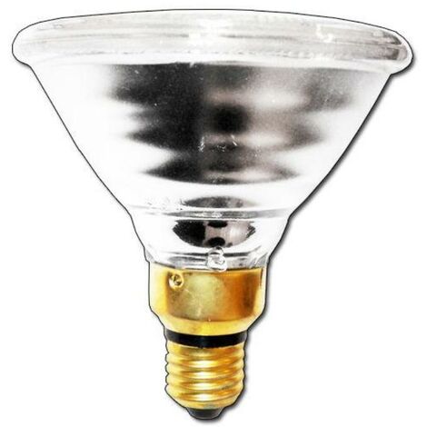 luz dlu lampara incand.par 38 230v- e27 80w exten.verd.flicd0462