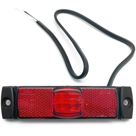 Luz galibo roja LED 2 posiciones 2 unidades