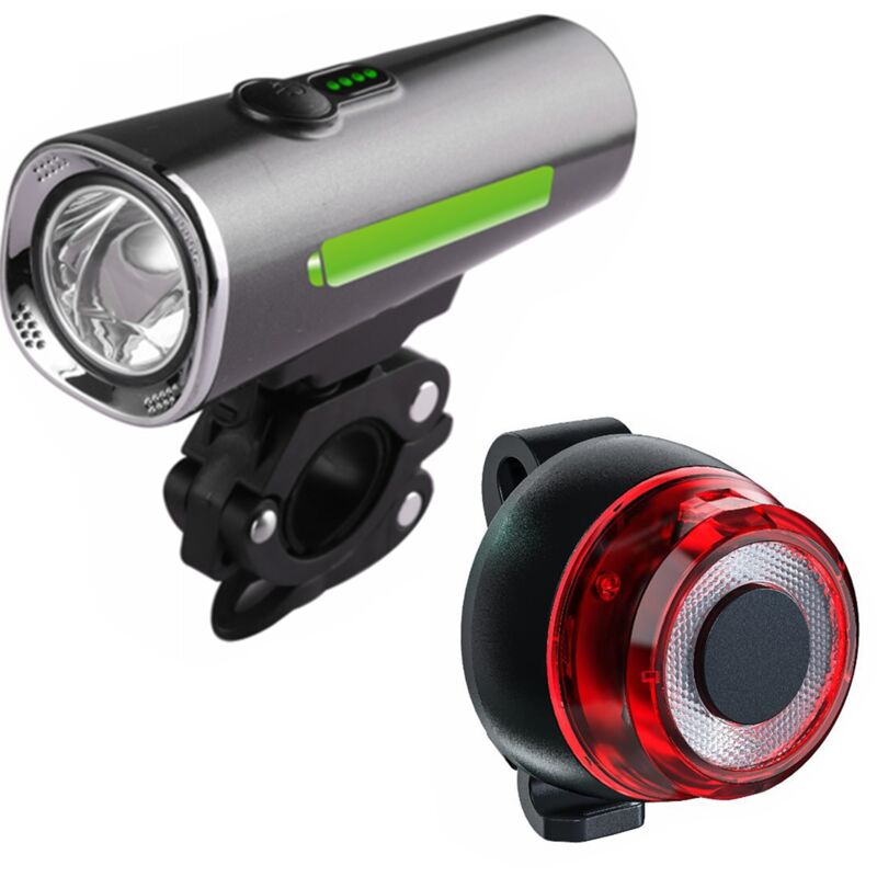 

Luz Impermeable para Bicicleta Recargables con USB, Fácil de Instalar, Linterna de Seguridad para Ciclismo