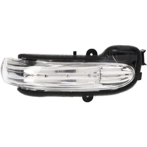 Luz indicadora de espejo lateral KZQ, luz LED de intermitente de repuesto para espejo retrovisor impermeable para Mercedes Clase C W203 de 4 puertas 2004-2007 (izquierda A2038201521)