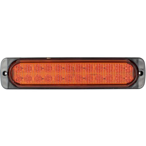 Luz indicadora lateral de LED de 24 LED, 12-24V, color amarillo.