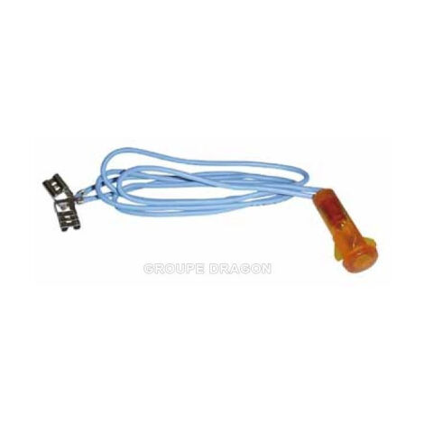 Luz indicadora naranja con cables para placa ROSIERES 93431195